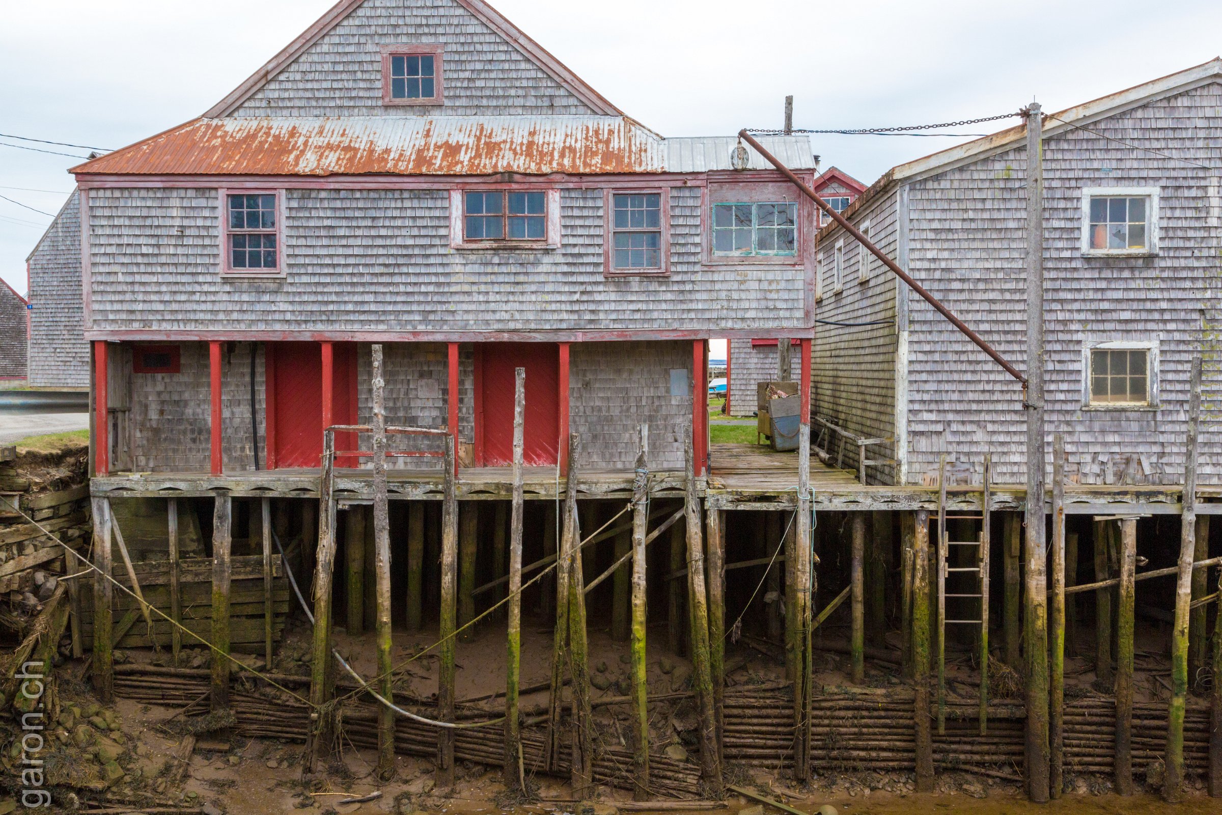 New Brunswick, Grand Manan Island, Seal Cove Picturest fisher village