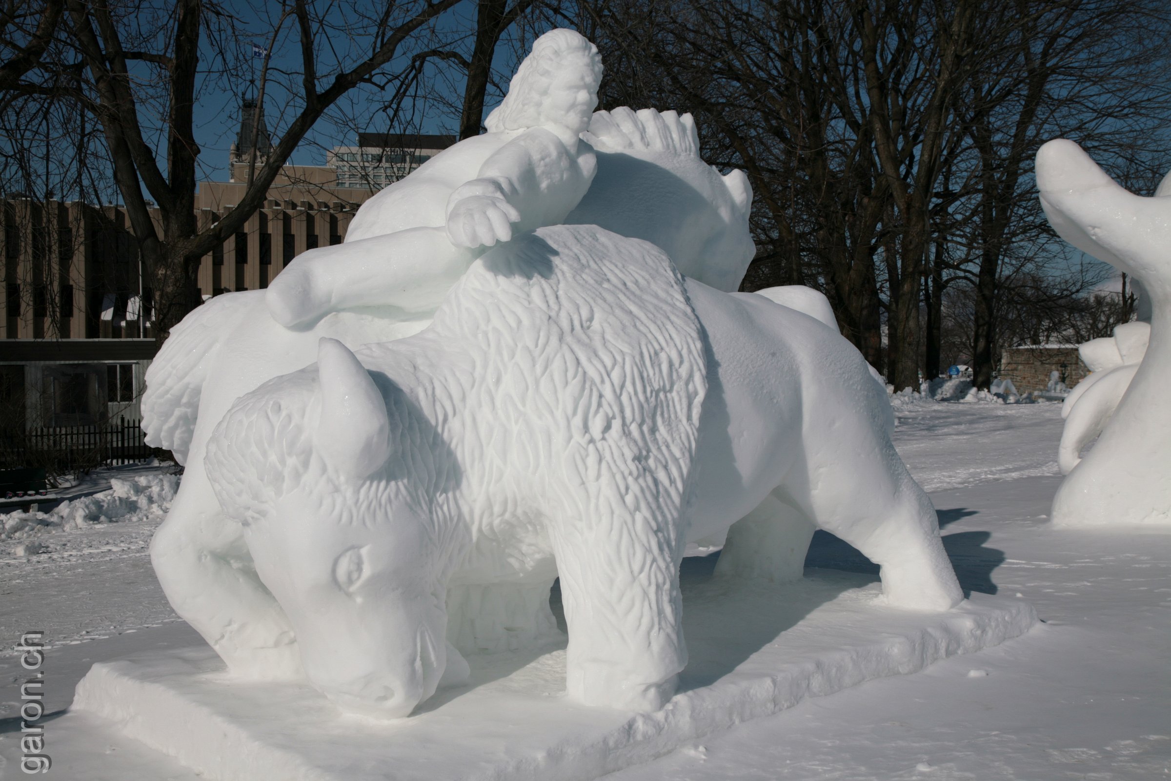 Québec, Carnaval Ice and snow sculptures