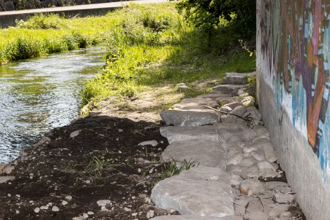 Wanderweg-Unterführung Chriesbach Ringstrasse Dübendorf