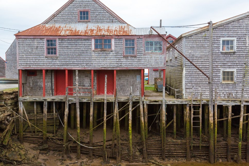 New Brunswick, Grand Manan Island, Seal Cove Picturest fisher village