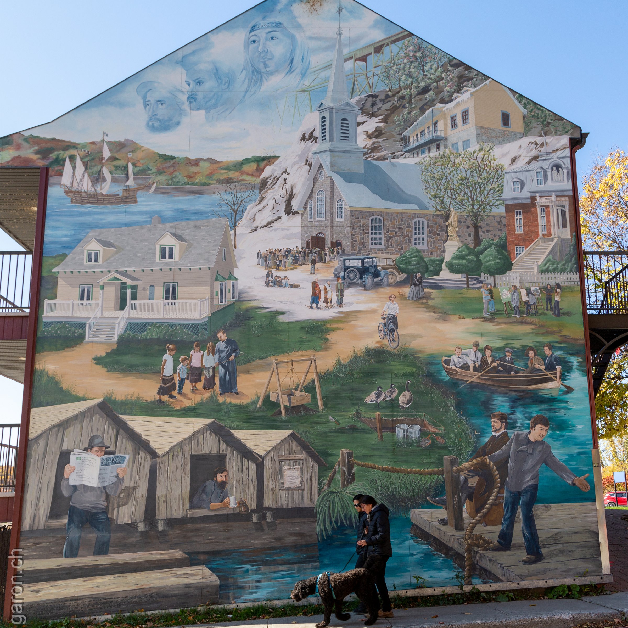 P.Q. Québec, Cap-Rouge, murale https://goo.gl/maps/5DKLf7pXPXKJeFPH7