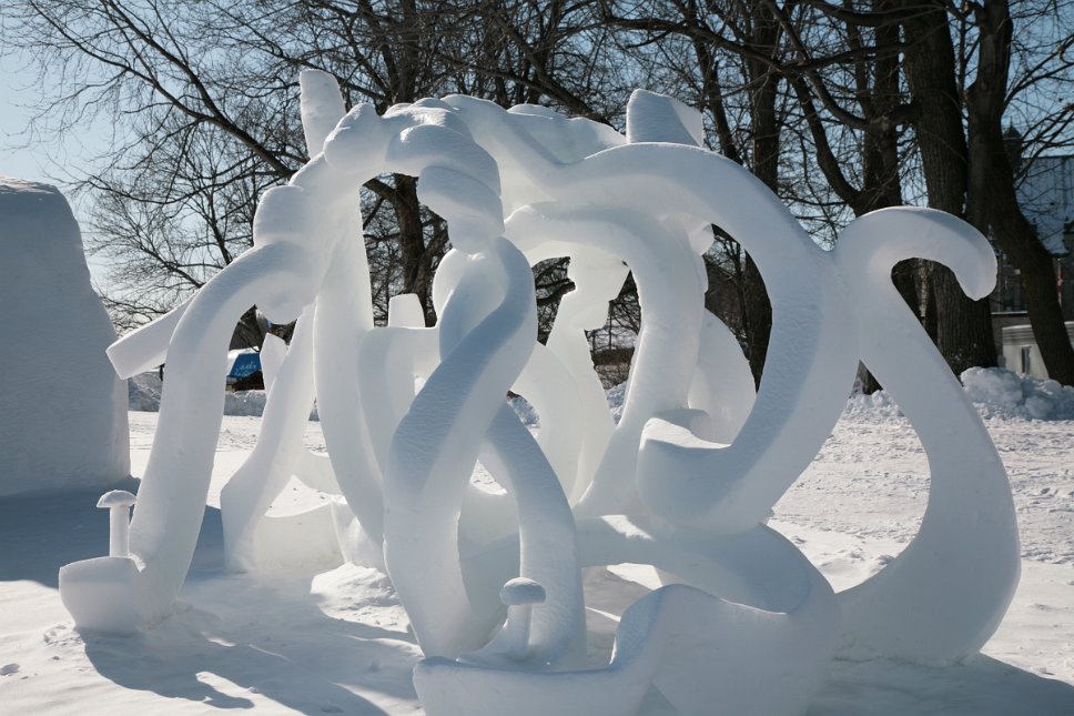 Carnaval Québec Ice and snow sculptures