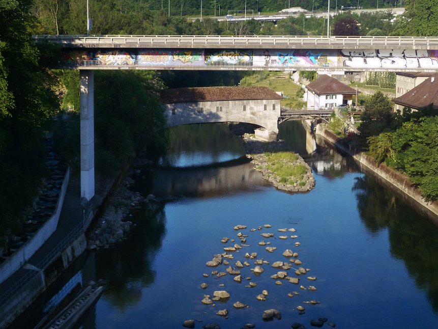 Zurich, Wettingen, alte Zollbrücke