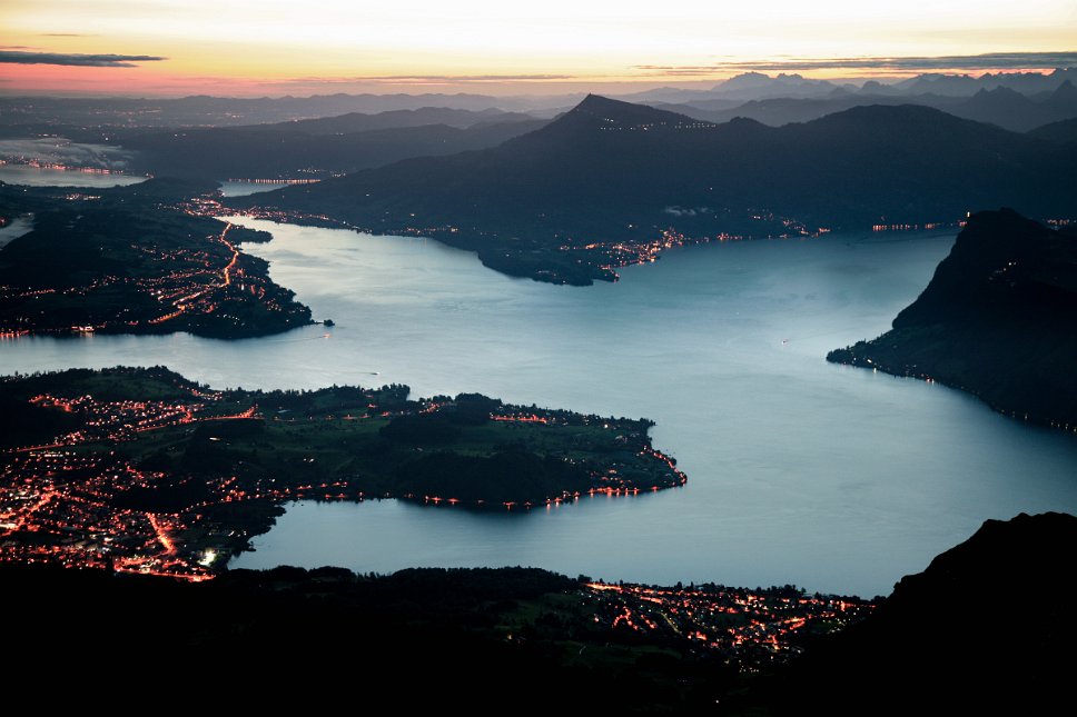 Pilatus, Blick auf Vierwaldstättersee