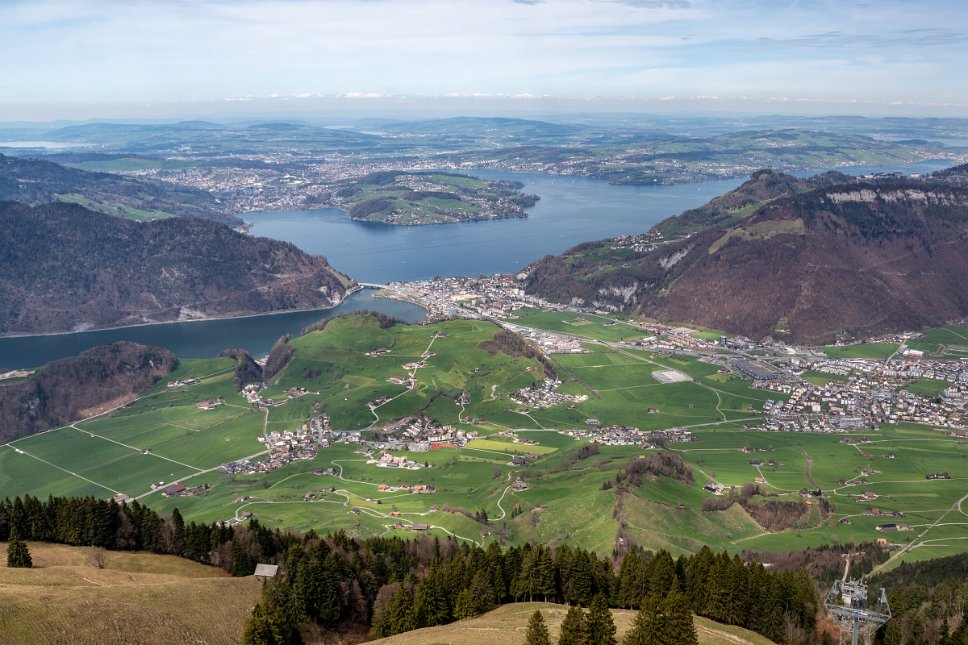 Stanserhorn, Blick aus der Bergstation