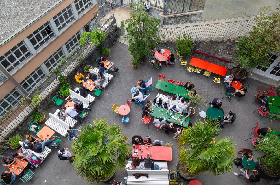 Lausanne, Terrasse des Grandes Ro