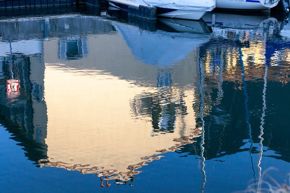 Le Bouveret, the marina Port-Valais